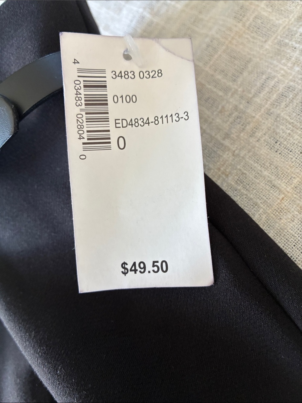 Ricki's Black A-Line Skirt with Back Zipper